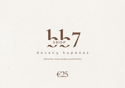 BB7 SHOP Dovanų Kuponas