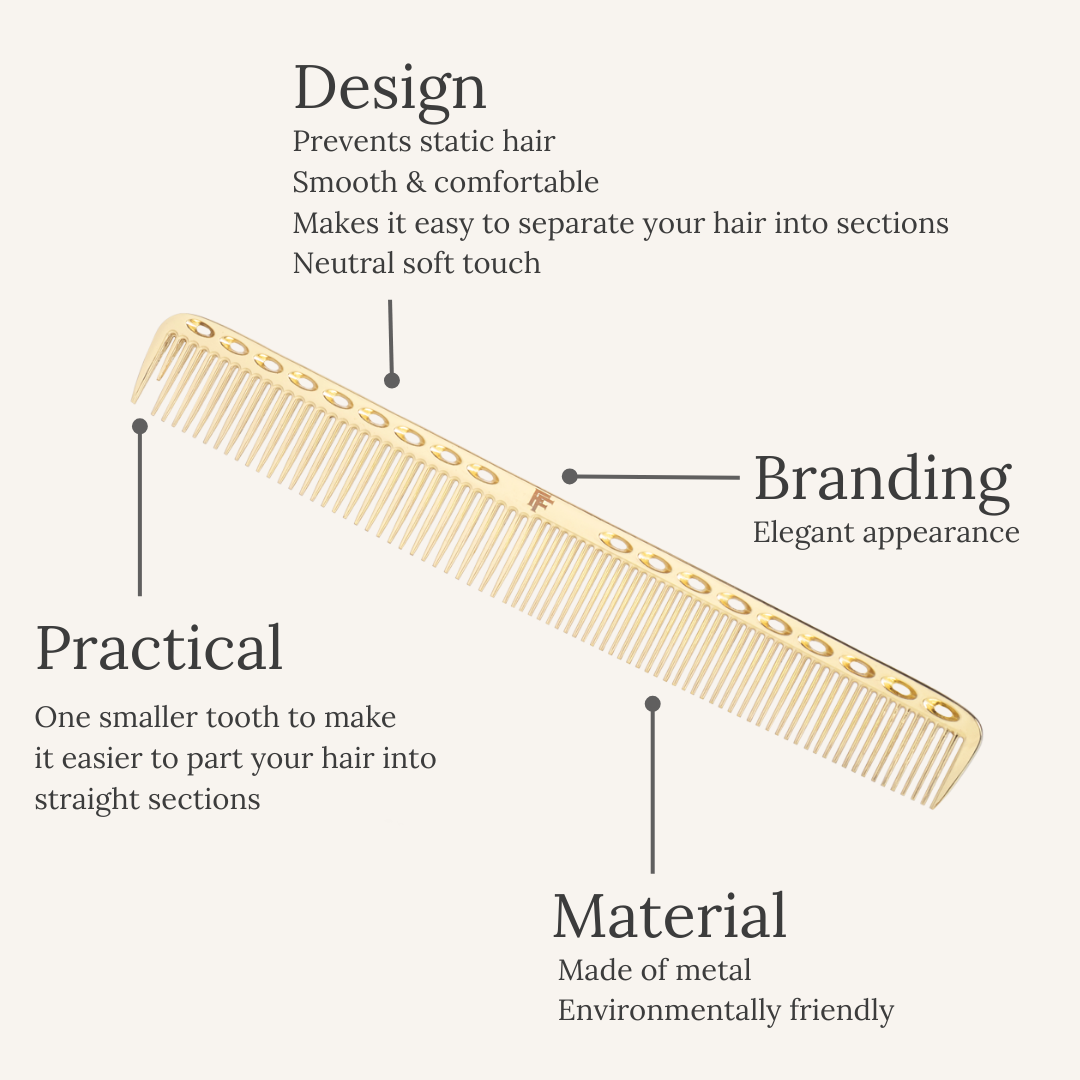 Auksinės Plaukų Šukos | Fiona Franchimon